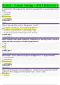 Sophia - Human Biology - Unit 4 Milestone 4