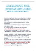 NGN ATI RN COMMUNITY HEALTH  PROCTORED 2024 ACTUAL EXAM 90  QUESTIONS AND CORRECT DETAILED  ANSWERS WITH RATIONALES &lpar;VERIFIED  ANSWERS&rpar; &vert;ALREADY GRADED A&plus;