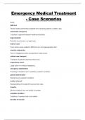 Emergency Medical Treatment  - Case Scenarios &period;&period;&lpar;Questions & Answers&rpar; &lpar;Latest&excl;&rpar;