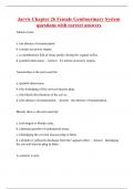 Jarvis Chapter 26 Female Genitourinary System questions with correct answers