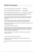 NR 293&colon; final pharm Exam 2024 Questions & Verified Solutions&period;