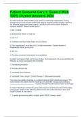 Patient Centered Care 1&colon; Exam 2 With 100&percnt; Correct Answers 2024