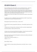 CS 6515 Exam 2 Questions With 100&percnt; Correct Answers&period;