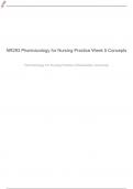 ALL IN ONE PACKAGE DEAL FOR NR293-PHARMACOLOGY-FOR-NURSING EXAMS WITH COMPLETE SOLUTIONS