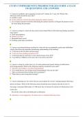 ATI RN COMPREHENSIVE PREDIDICTOR 2024 FORM A EXAM 156 QUESTIONS AND ANSWERS