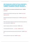 NSC EXAM 2024 LATEST ACTUAL EXAM WELL  ELABORATED QUESTIONS AND DETAILED  CORRECT ANSWERS ALREADY GRADED A&plus;&period;