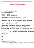 Genitourinary Practice Exam Questions and Answers