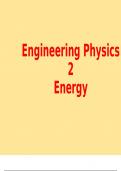 HNC mechanical engineering - types of energy in existence