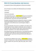 BLD 313 Exam Questions And Answers 