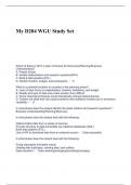 My D204 WGU Study Set