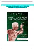 Test Bank for Physical Examination and Health Assessment 9th Edition by Carolyn Jarvis, Ann Eckhardt ISBN: 9780323510806 | All Chapters 1-32 | 2023/2024 | Rated A+