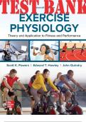 TEST BANK for Exercise Physiology: Theory and Application to Fitness and Performance 11th Edition Powers Scott, Howley Edward & Quindry John. ISBN 9781260813562, ISBN-13 978-1260570922 (Complete Chapters 1-24)