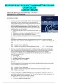 TEST BANK LPN to RN Transitions (5TH) By Lora Claywell| UPDATED Guide Chapter 1-18 GRADED A+ STUVIA