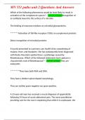 MN 551 patho unit 2 Questions And Answers 