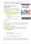 Test Bank for Wong’s Essentials of Pediatric Nursing 11th Edition by Hockenberry Rodgers Wilson | Complete Chapters| Updated Version