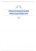 Procesdossier Privaatrecht - Arbeidsovereenkomst en uitspraak kantonrechter - Cijfer 8,5