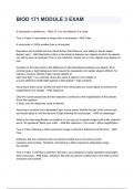 BIOD 171 MODULE 3 EXAM 2024 Questions &  Answers Already Graded A&period;
