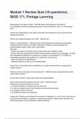 Module 1 Review Quiz &lpar;16 questions&rpar;&comma; BIOD 171&comma; Portage Learning & Completed Solutions Already Graded A&period;
