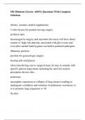 350 Midterm &lpar;Xavier ABSN&rpar; Questions With Complete Solutions