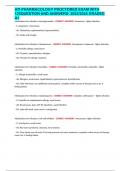 ATI PHARMACOLOGY PROCTORED EXAM WITH 125QUESTION AND ANSWERS- 2023&sol;2024 GRADED A&plus;