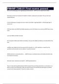 PMHNP 7348&period;01 Final exams passed