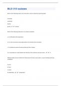 BLD 313 quizzes&vert;163 Sample Questions With 100&percnt; Correct Solutions &vert;Download to Score A&plus;&vert;119 Pages