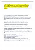 ATI RN Fundamentals Practice Tests  Bundled exam&period;