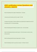ICEV certification review Questions and  answers&comma; rated A&plus;&sol;  latest 2024&sol;25 exam prediction paper&sol; APPROVED&period;