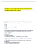   Qualys Cloud Agent Exam questions and answers latest top score&period;