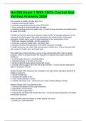 Nur208 Exam 1 With 100&percnt; Correct And Verified Answers 2024
