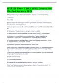 NUR208 Exam 3 With 100&percnt; Correct And Verified Answers 2024