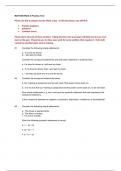 MAT 1500 Week 3 Practice Test With Correct Answers