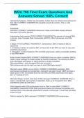 WGU 785 Final Exam Questions And Answers Solved 100&percnt; Correct&excl;