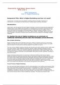  PEARSON BTEC Assignment  Unit 17&colon; Digital Marketing
