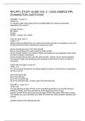 RPL&sol;PPL STUDY GUIDE VOL 2 - CASA SAMPLE RPL EXAMINATION QUESTIONS