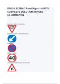 DTAG L3CERAD Road Signs 1-4 WITH COMPLETE SOLUTION /IMAGES ILLUSTRATION
