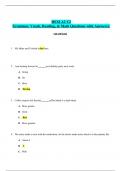 HESI A2 V2 Grammar, Vocab, Reading, & Math Questions with Answers).