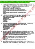 PN HESI EXIT EXAM [STUDY OF LPN/LVN] LATEST UPDATE 2023-2024 QUESTIONS WITH CORRECT ANSWERS A+ GRADE