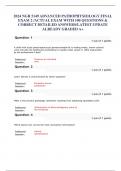 2024 NGR 5149 ADVANCED PATHOPHYSIOLOGY FINAL EXAM 2 &sol;ACTUAL EXAM WITH 100 QUESTIONS & CORRECT DETAILED ANSWERS&sol;LATEST UPDATE ALREADY GRADED A&plus;