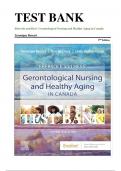 Test Bank for Ebersole and Hess' Gerontological Nursing and Healthy Aging in Canada 3rd Edition by Veronique Boscart ISBN 9780323778749, All Chapters | Complete Guide A+