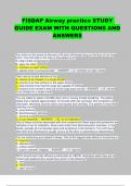 FISDAP Airway practice STUDY GUIDE EXAM WITH QUESTIONS AND ANSWERS 