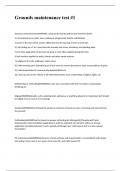 Grounds maintenance test &num;1 Questions and Answers 2024