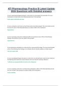 ATI Pharmacology Practice B Latest Update 2024 Questions with Detailed answers 