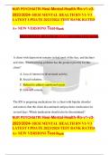 NUR PSYCHIATRI Hesi-Mental-Health-Rn-v1-v3- 2023&sol;2024- HESI MENTAL HEALTH RN V1-V3  LATEST UPDATE 2023&sol;2024 TEST BANK RATED  A&plus; NEW VERSIONS Test-Bank NUR PSYCHIATRI Hesi-Mental-Health-Rn-v1-v3- 2023&sol;2024- HESI MENTAL HEALTH RN V1-V3  LATEST UPDATE 2023&sol;2