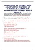 CAPSTONE PHARM PRE ASSESSMENT NEWEST 2024 ACTUAL EXAM 100 QUESTIONS AND CORRECT DETAILED ANSWERS WITH RATIONALES &lpar;VERIFIED ANSWERS&rpar; &period;ALREADY GRADED A&plus;