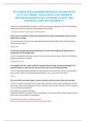 RN TARGETED GASTROINTESTINAL EXAMS WITH  ACTUAL CORREC QUESTIONS AND VERIFIED  DETAILED RATIONALES ANSWERS LATEST 2024  &lbrack;NEWEST&rsqb; ALREADY GRADED A&plus;