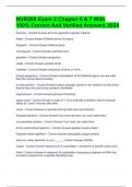 NUR208 Exam 2 Chapter 6 & 7 With 100&percnt; Correct And Verified Answers 2024