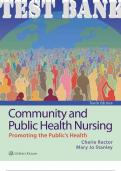 TEST BANK for Community and Public Health Nursing 10th Edition by Rector Cherie & Stanley Mary. ISBN 9781975123062, ISBN-13 978-1975123048 (All Chapters 1-30)