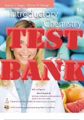 TEST BANK for Introductory Chemistry for Today 8th Edition Spencer Seager & Michael Slabaugh. ISBN 9781285605890, ISBN-13 978-1133605133. (Complete 12 Chapters).