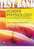 TEST BANK for Human Physiology&colon; An Integrated Approach 8th Edition by Silverthorn Dee Unglaub&period; ISBN 9780134715070&comma; ISBN-13 978-0134605197&period; &lpar;All 26 Chapters&rpar; &plus; Answer Key for Tests&period;